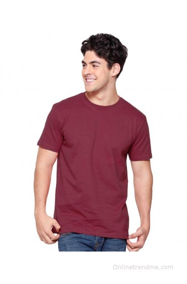 Diwan Advertisers Maroon Cotton Blend Polo T-Shirts